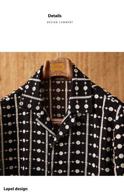 Camisa Cubana de Algodón Puro con Cuello Bordado - Manga Corta Estampada - Image 8