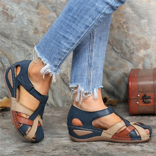 Sandalias Cuña Impermeables Multicolor para Mujer - Image 4