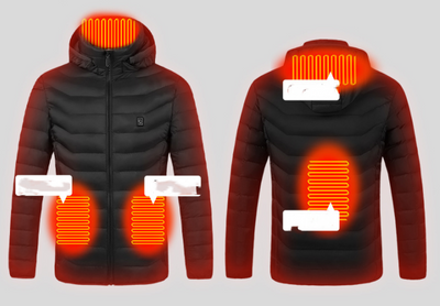 Chaqueta Térmica USB con Algodón Acolchado - Calefacción Inteligente - Image 16