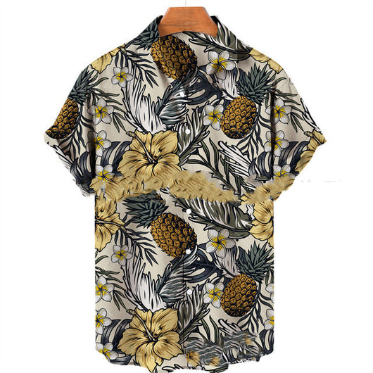 Camisa Casual Slim Fit con Estampado 3D para Hombre - Image 20