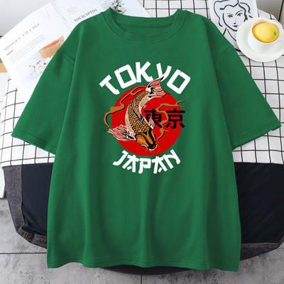 Camiseta Estampada Unisex de Algodón - Manga Corta Cuello Redondo Verano - Image 18