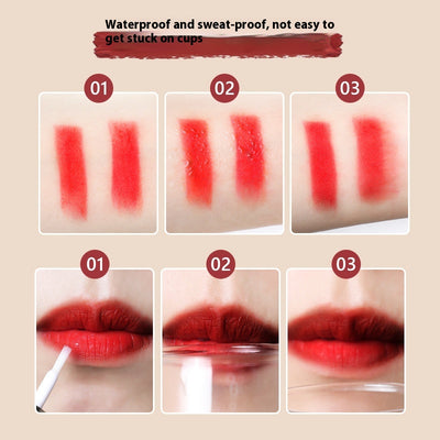 Labial Mate Resistente Sin Transferencia - Color Sólido Larga Duración - Image 3