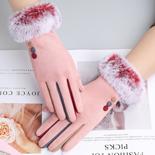 Guantes Cálidos de Gamuza para Invierno con Función Táctil - Image 5