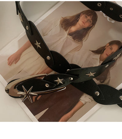 Cinturón Ancho de Diseño Exclusivo XINGX para Mujer - Image 7