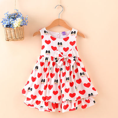 Vestido Princesa Niña Sin Mangas - Diseño Europeo Elegante - Image 3