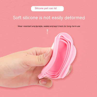 Tapa para Lata de Mascota con Diseño de Patita de Silicona - Image 9
