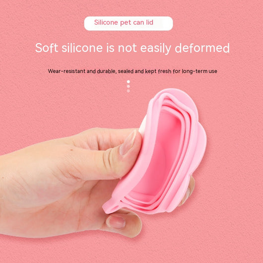 Tapa para Lata de Mascota con Diseño de Patita de Silicona - Image 9