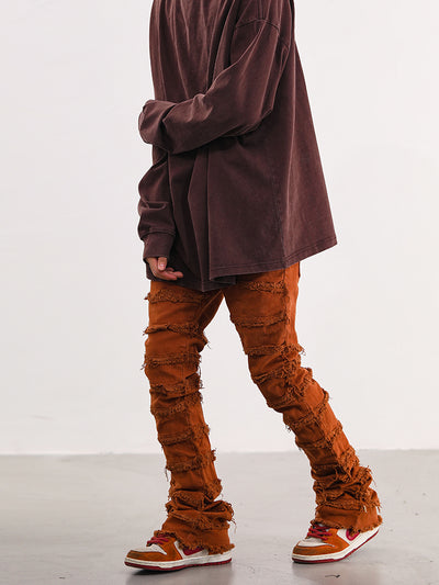Jeans Destruidos Raw Edge Estilo Urbano - Image 10