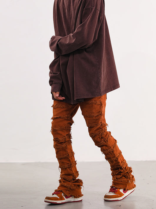 Jeans Destruidos Raw Edge Estilo Urbano - Image 10
