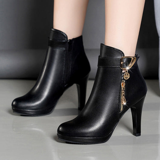 Botas de Cuero para Otoño Mujer - Image 3