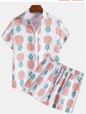 Camisa Slim Fit con Impresión 3D Digital - Manga Corta Moderna - Image 6