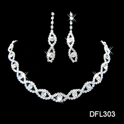 Juego de Joyas para Novia - Set Elegante de Aleación Chapada