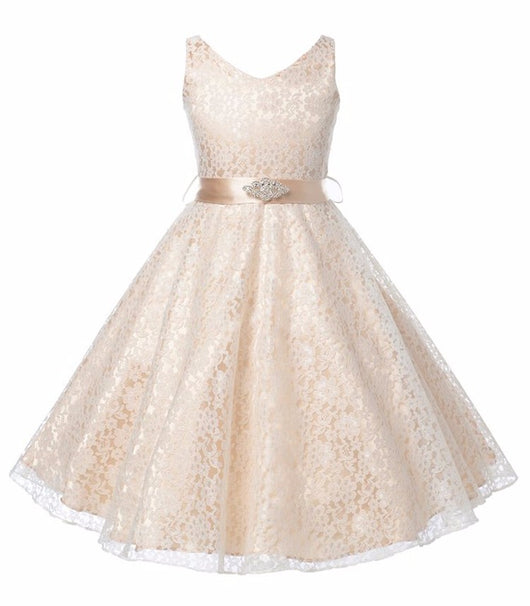 Vestido de Encaje para Niñas - Disfraz Elegante Infantil - Image 6
