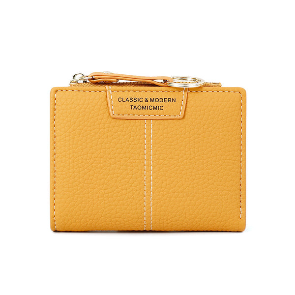 Billetera Compacta Multiusos para Mujer - Diseño Coreano Minimalista