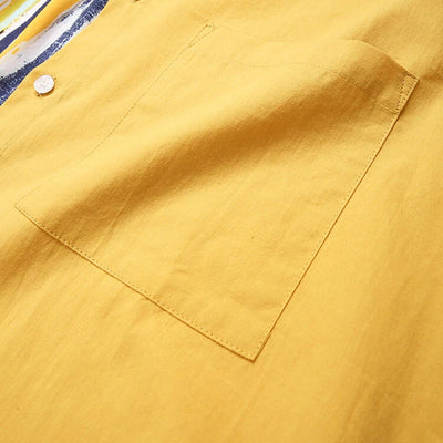 Camisa Polo Estampada con Cuello Contrastado para Hombre - Image 5