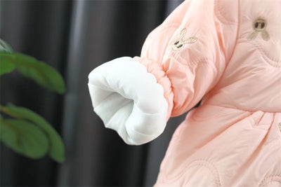 Abrigo Acolchado de Algodón Grueso para Niñas - Chaqueta de Invierno Estilo Occidental - Image 11