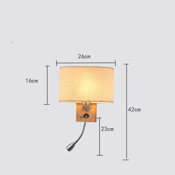 Luces LED para Cabecera de Cama - Diseño Moderno en Madera para Hoteles y Dormitorios