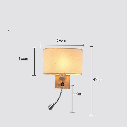 Luces LED para Cabecera de Cama - Diseño Moderno en Madera para Hoteles y Dormitorios - Image 2