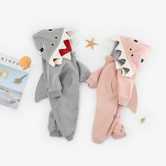 Bata con Capucha Tiburón Infantil