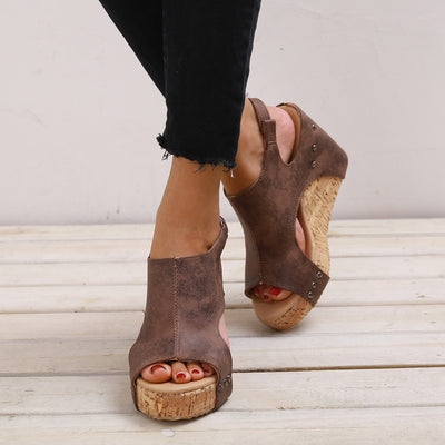 Sandalias Romanas para Mujer con Plataforma Gruesa y Tacón Cuña - Image 3