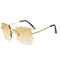 Gafas de Sol Cuadradas sin Marco