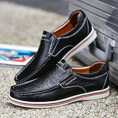 Zapatos de Cuero Casual Estilo Británico para Jóvenes - Image 3