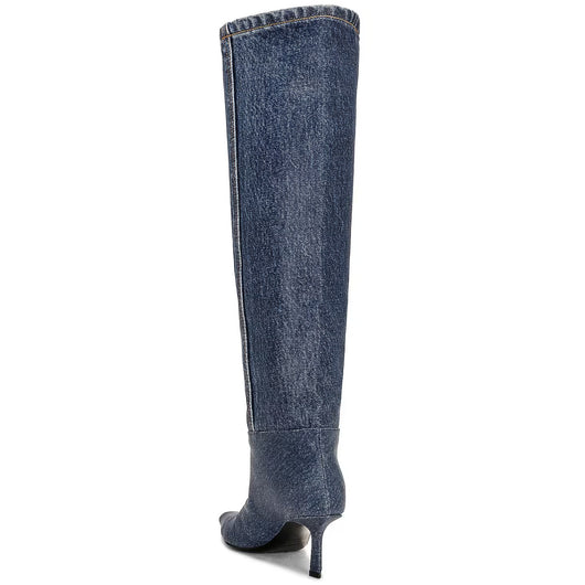 Botas Vaqueras Cuadradas con Tacón Stiletto - Estilo Casual Moderno para Mujer - Image 35