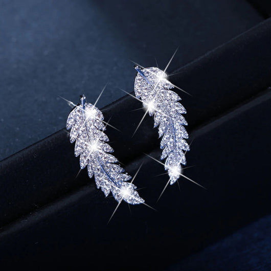 Aretes de Circonita con Baño de Oro y Plata - Estilo Coreano Elegante - Image 8