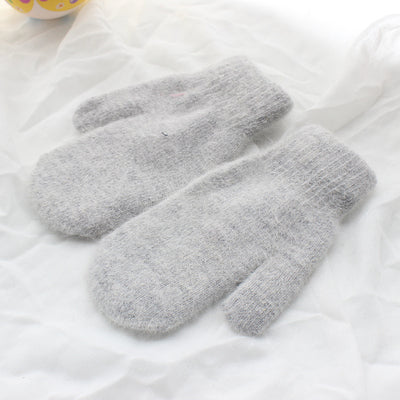 Guantes sin dedos de lana térmica para mujer invierno - Image 8