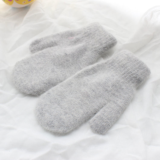 Guantes sin dedos de lana térmica para mujer invierno - Image 8