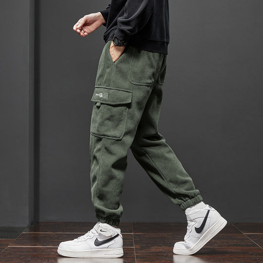 Pantalones Casuales Holgados Forrados en Fleece - Calidez y Estilo - Image 7