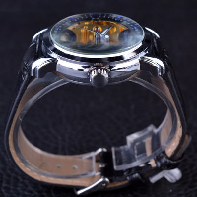 Reloj Mecánico Automático Casual Hueco de Diseño Moderno - Image 4