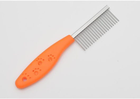 Peine de Acero Inoxidable con Mango Suave Colores Mascotas - Image 12