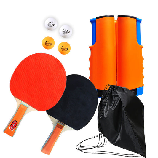 Set de Raquetas de Tenis de Mesa Retráctil y Portátil