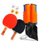 Set de Raquetas de Tenis de Mesa Retráctil y Portátil