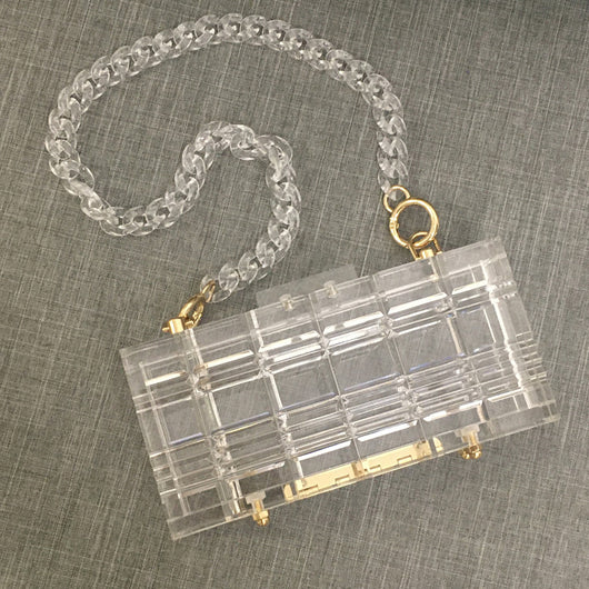 Clutch Transparente de Acrílico