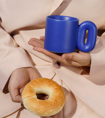 Taza Nórdica Azul Klein 3D - Vaso de Agua con Diseño Moderno - Image 4