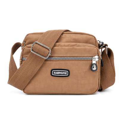 Bolsa Mensajero Cuadrada Pequeña de Nylon - Multicompartimentos Versátil - Image 8