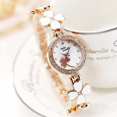 Reloj de Pulsera de Cuarzo con Incrustaciones de Diamantes - Estilo Casual Elegante - Image 10