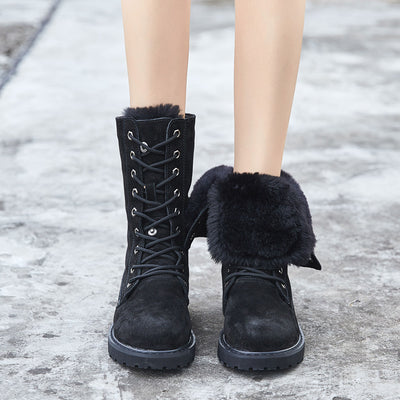 Botas Cálidas de Terciopelo Versátiles para Todo Clima - Image 3