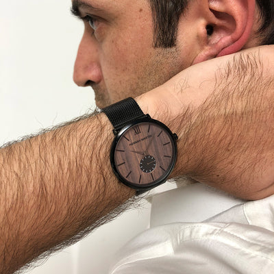 Reloj de Madera de Bambú y Ébano para Hombre - Image 9