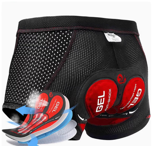 Shorts de Ciclismo para Hombre Negros Transpirables - Image 4