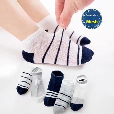Calcetines Infantiles de Algodón Fino para Primavera y Verano
