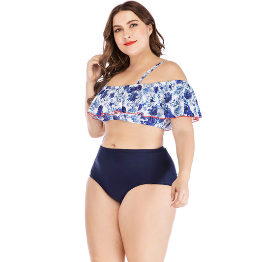 Traje de Baño Estampado Talla Grande para Mujer - Image 2
