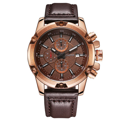 Reloj Multifunción con Calendario para Hombre - Resistente al Agua - Image 4