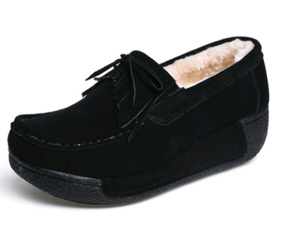 Zapatos Casuales de Cuero con Cordones y Suela Gruesa para Mujer - Image 16