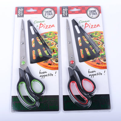 Tijeras para Pizza Multiuso de Acero Inoxidable con Pala Integrada - Image 2