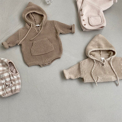 Pijama Enterizo con Capucha y Bolsillos para Bebés - Image 17