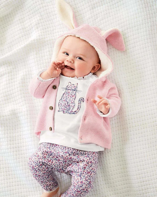 Cardigan Bebé Niña con Orejas de Conejo - Manga Larga Suave - Image 6
