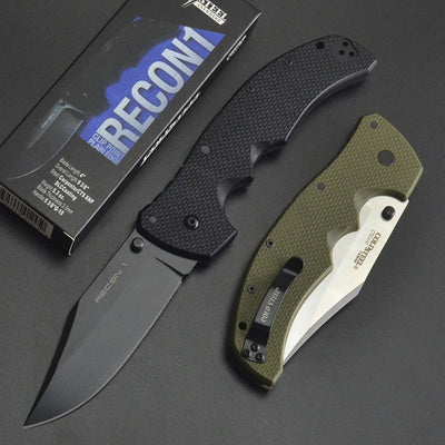 Cuchillo Plegable de Acero Inoxidable para Supervivencia y Aventura - Image 7